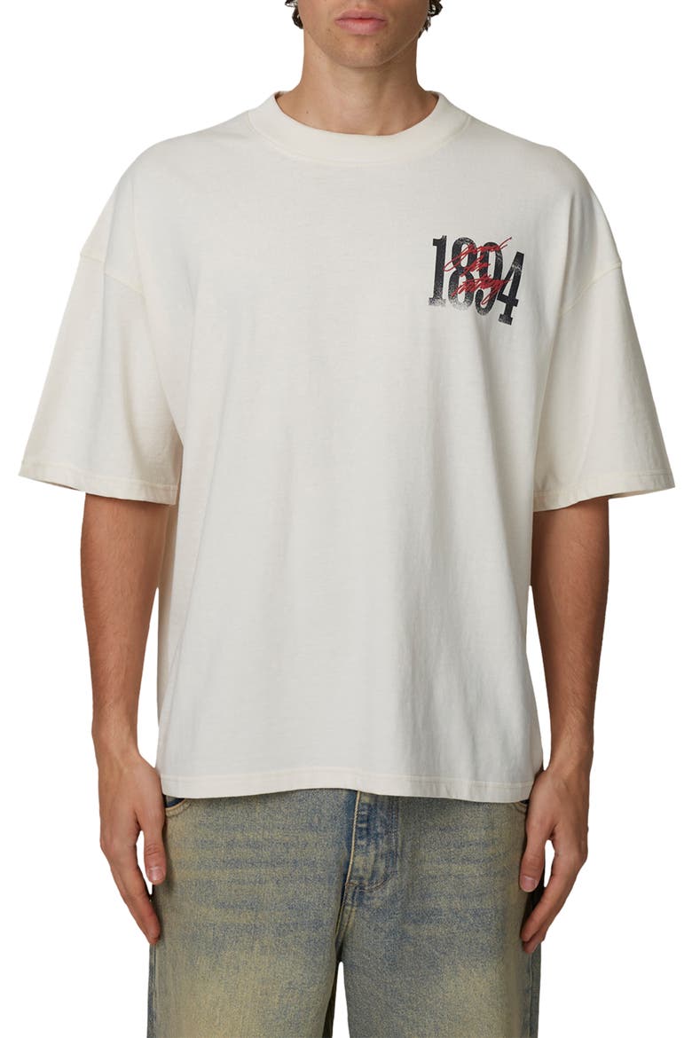 Boxy-Fit Soaring T-Shirt, Main, color, Beige
