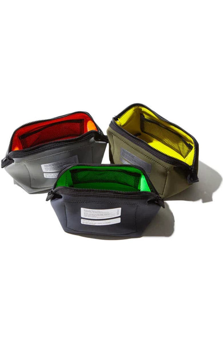 PUEBCO Travel Pouch, Alternate, color, Light Gray & Orange