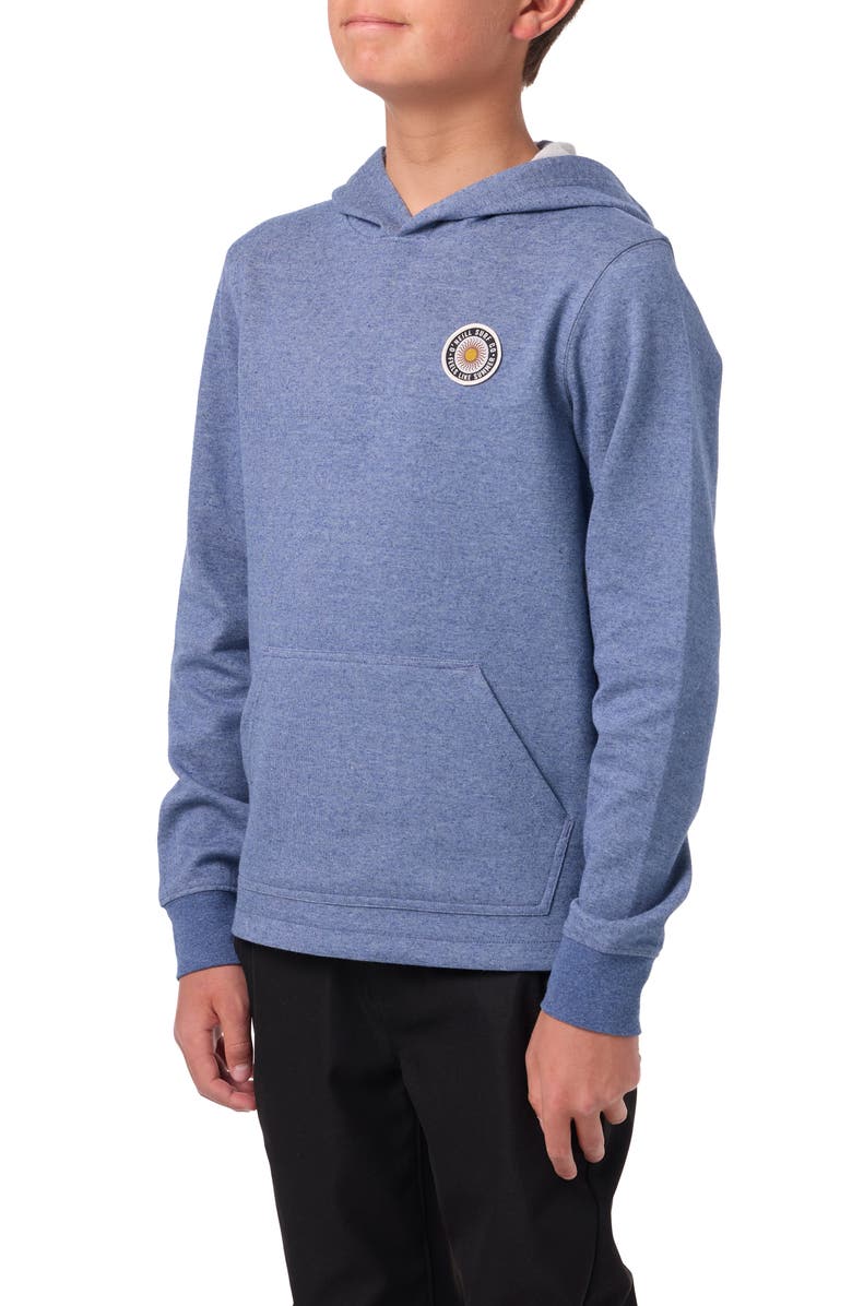 O'Neill Kids' Cantani Knit Pullover Hoodie, Alternate, color, Blue Mirage