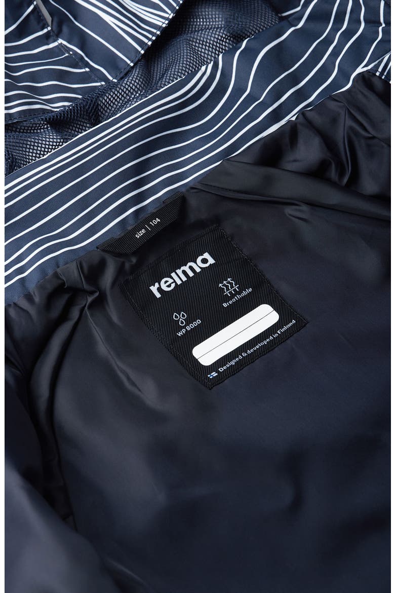 Kid's Finbo Reimatec® Waterproof Jacket, Alternate, color, NAVY