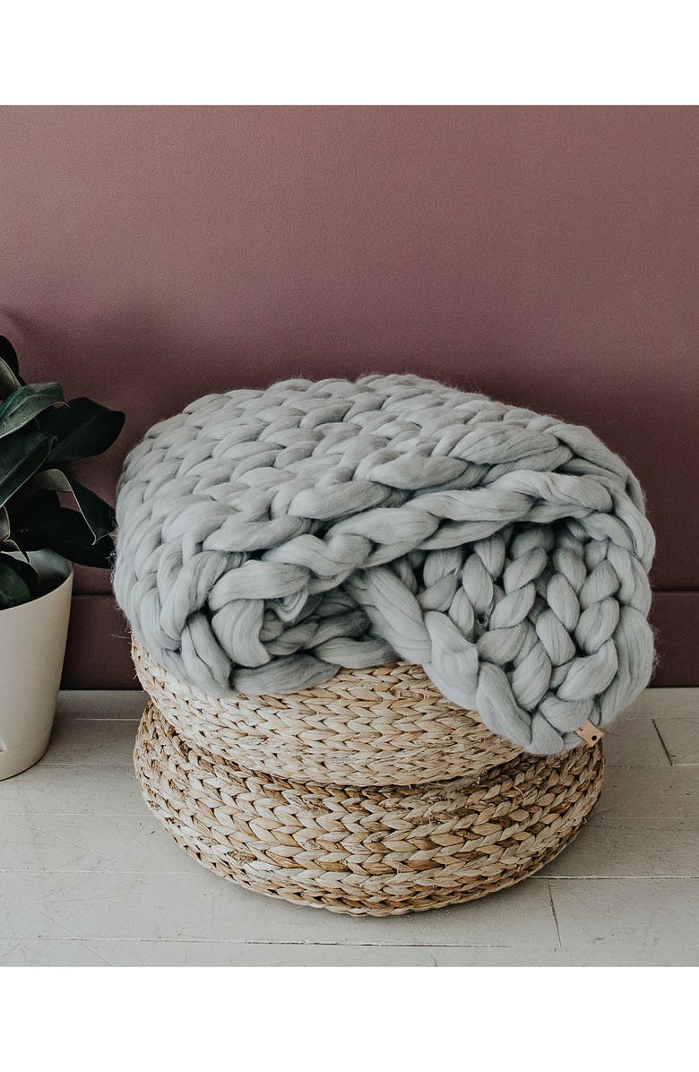 Lane and Mae Merino Wool Throw Blanket, Alternate, color, 