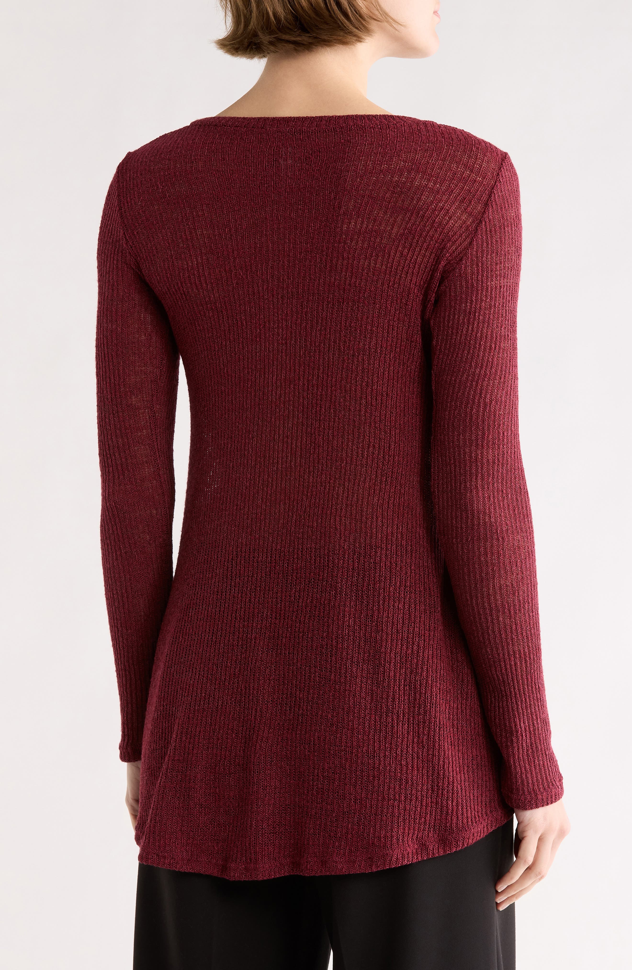 Long Sleeve Cross Hem Top - image 4