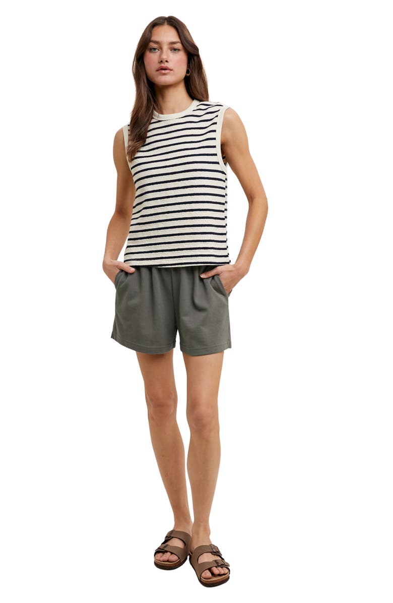WISHLIST French Terry Shorts, Alternate, color, Charcoal