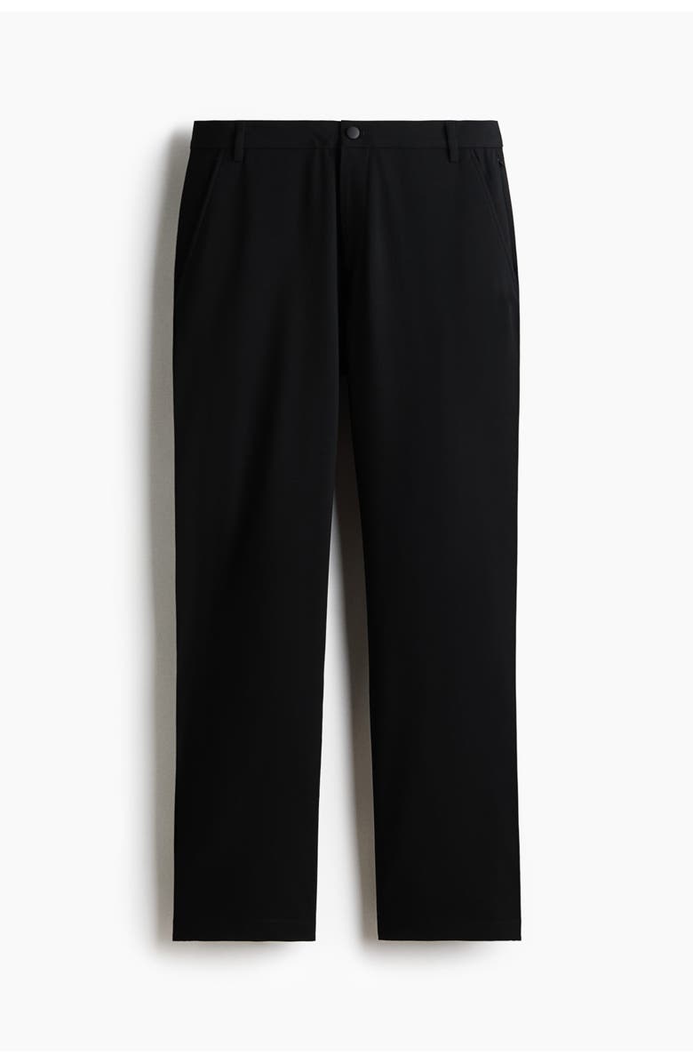 H&M Four-way Stretch Chinos, Main, color, Black
