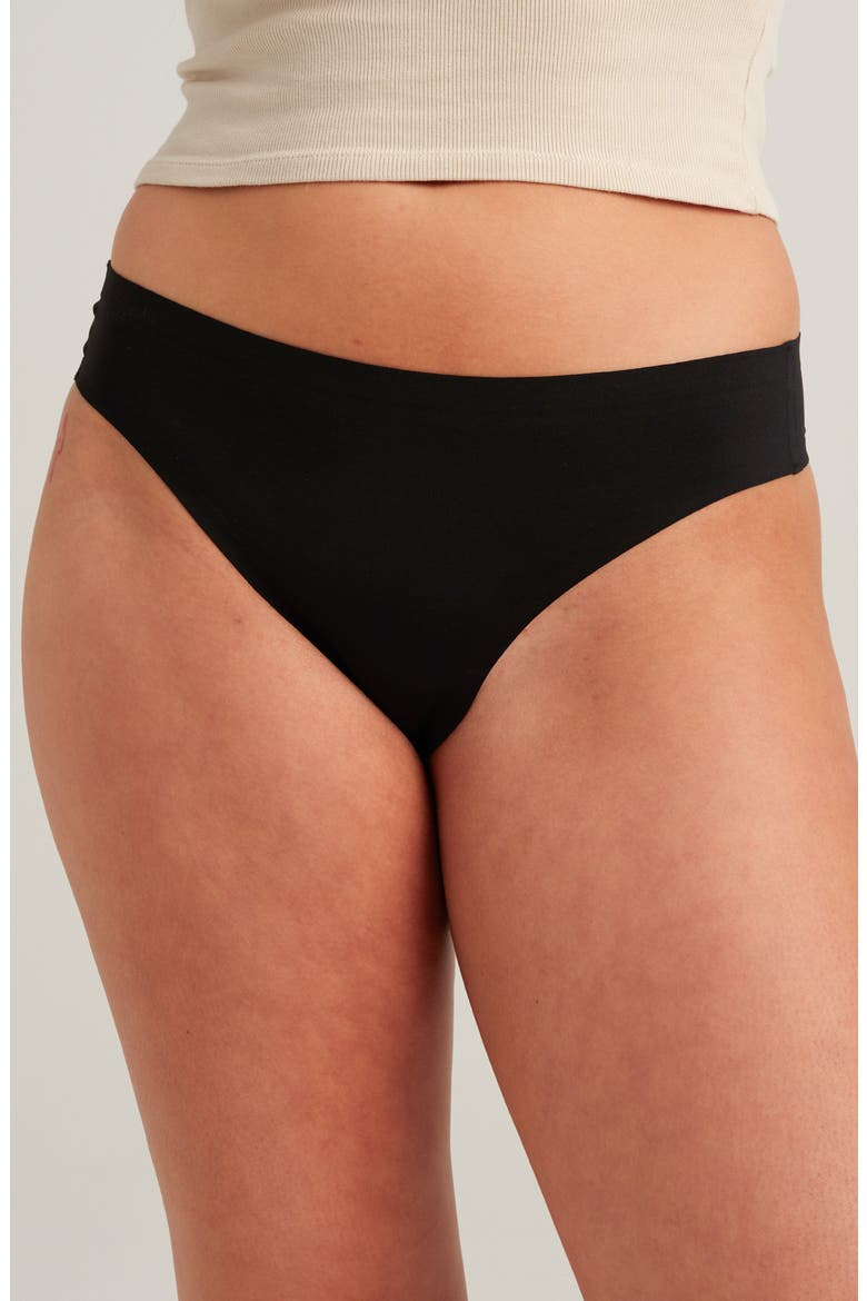 Seamless Thong, Main, color, BLACK