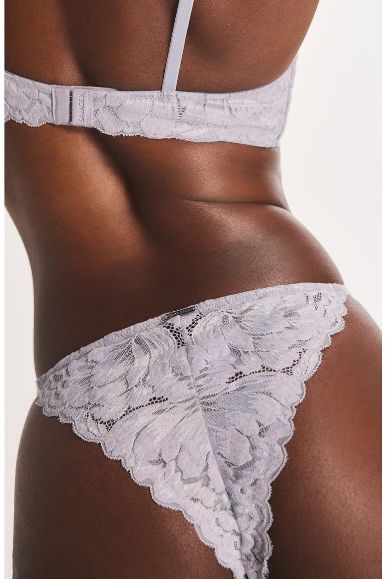 Plush Rush String Brazilian Cut Briefs, Alternate, color, DUSTY PURPLE LILY
