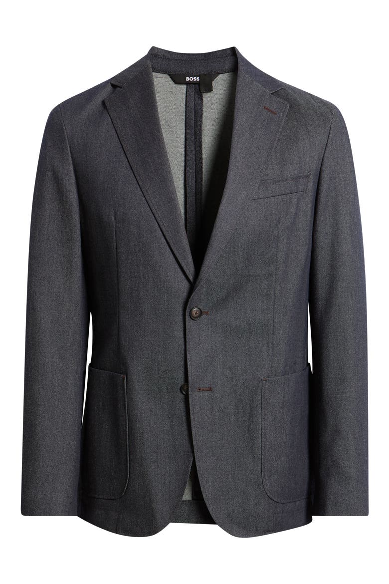 Hanry Slim Fit Virgin Wool Sport Coat, Alternate, color, DARK BLUE