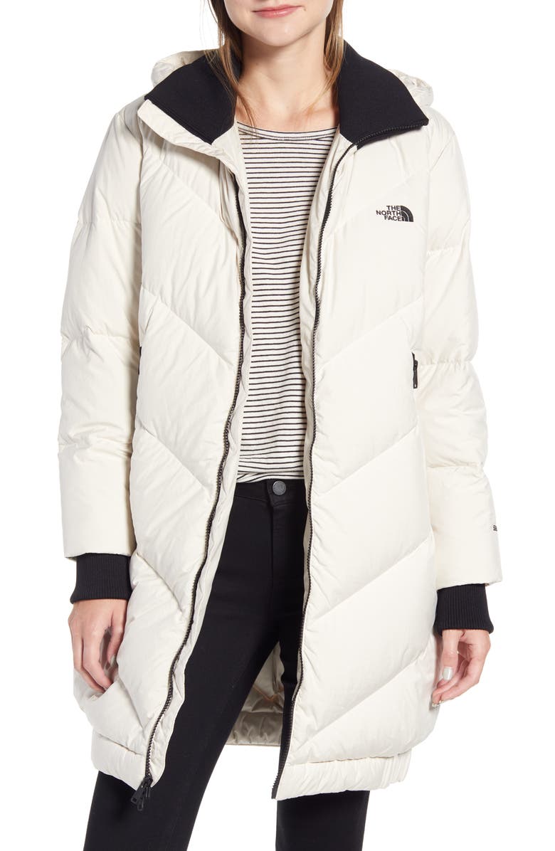 The North Face Albroz 550 Fill Power Down Hooded Jacket, Main, color,