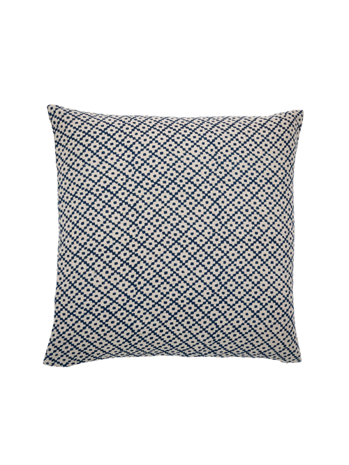 Alamwar Kenya Indigo Decorative Pillow In Indigo