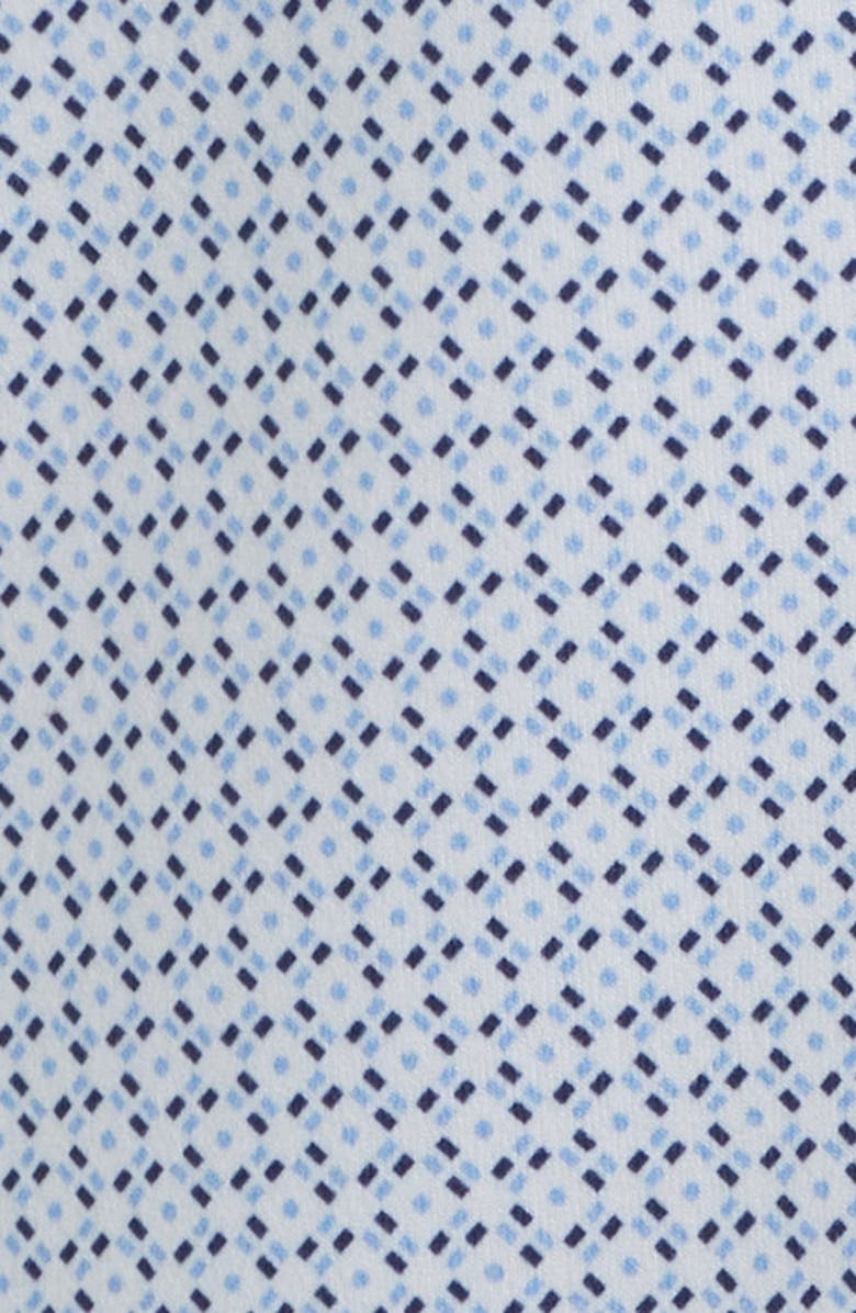 Johnston & Murphy XC<sup>®</sup> Apex Performance Polo, Alternate, color, White/ Light Blue Dash Dot