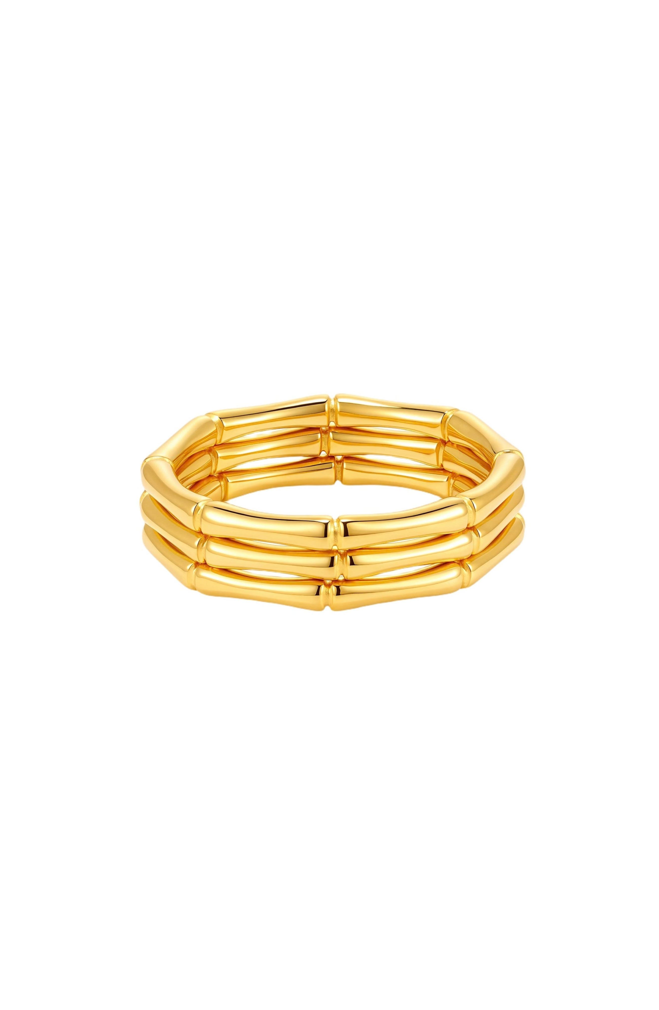 Set of 3 Bamboo Stacking Rings