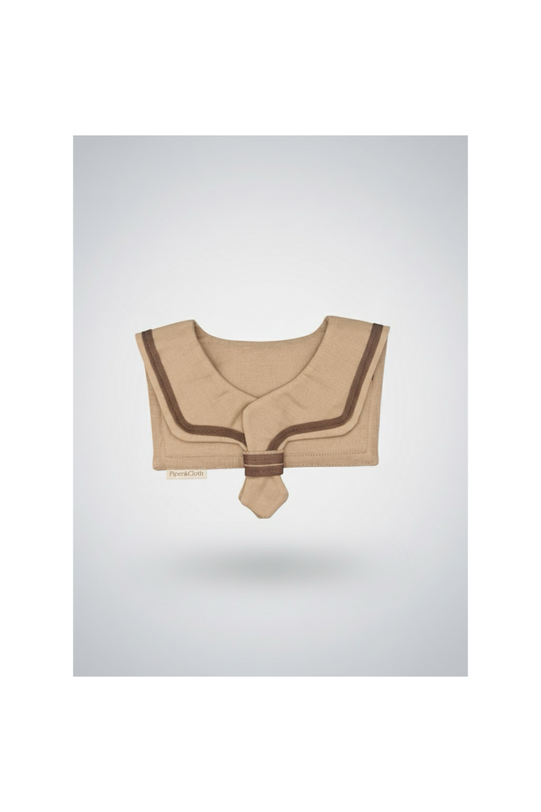 Sailor Collar, Alternate, color, Cocoa Stripe
