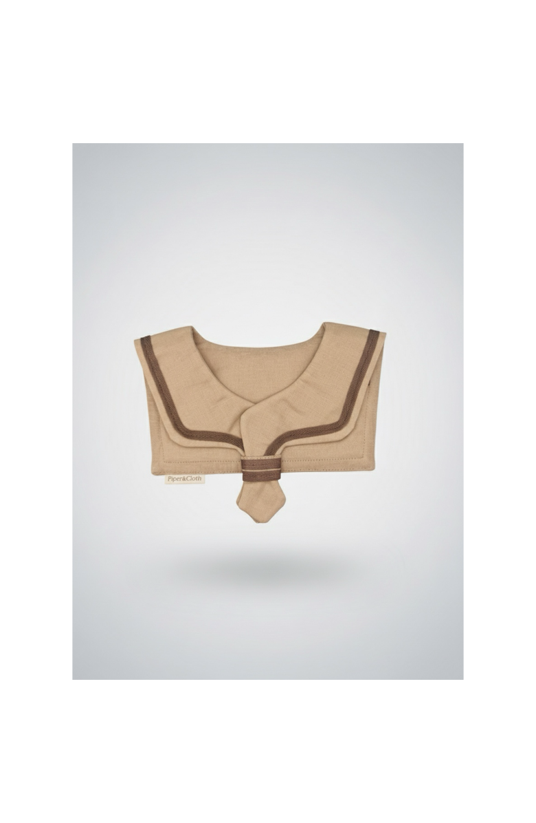 Piper&Cloth Sailor Collar, Alternate, color, Cocoa Stripe