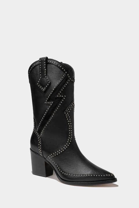 Women's Fashion Leather Boots Fred B