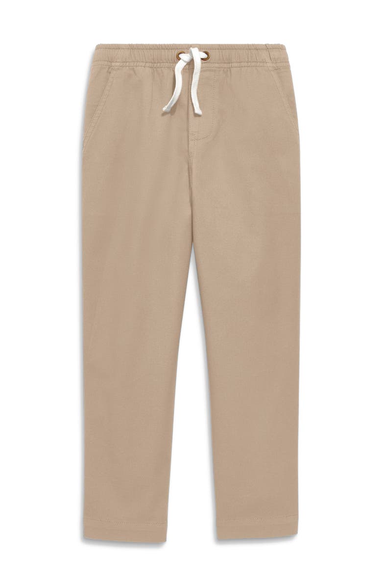 Primary Stretch Chino Drawstring Pant, Main, color, Light Khaki