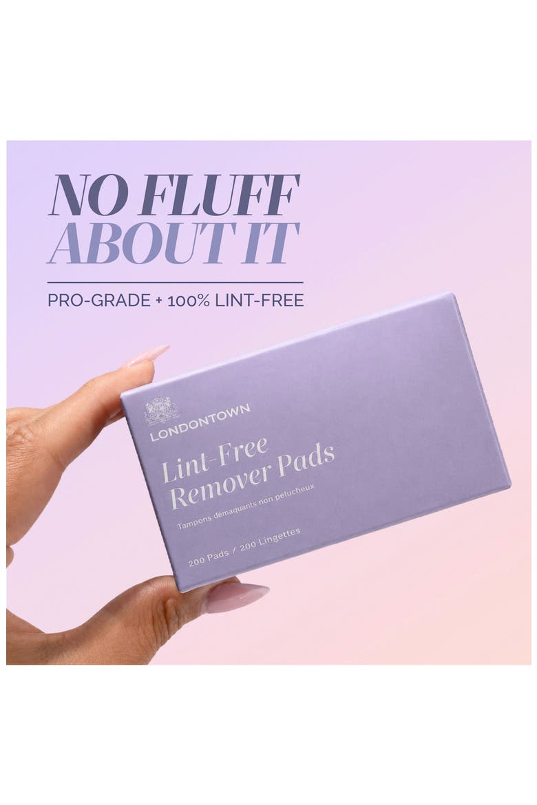 Lint Free Remover Pads, Alternate, color, NO COLOR