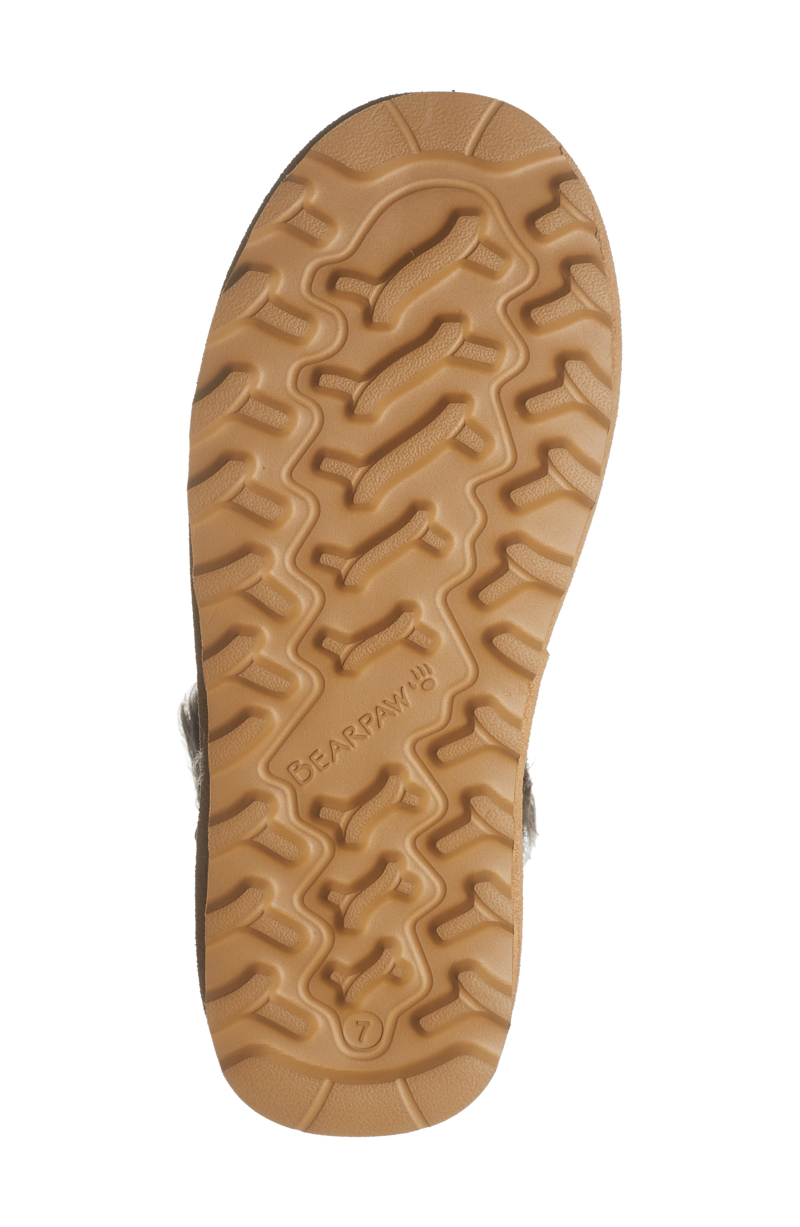 BEARPAW Koko Genuine Shearling Waterproof Boot, Alternate, color, Iced Coffee