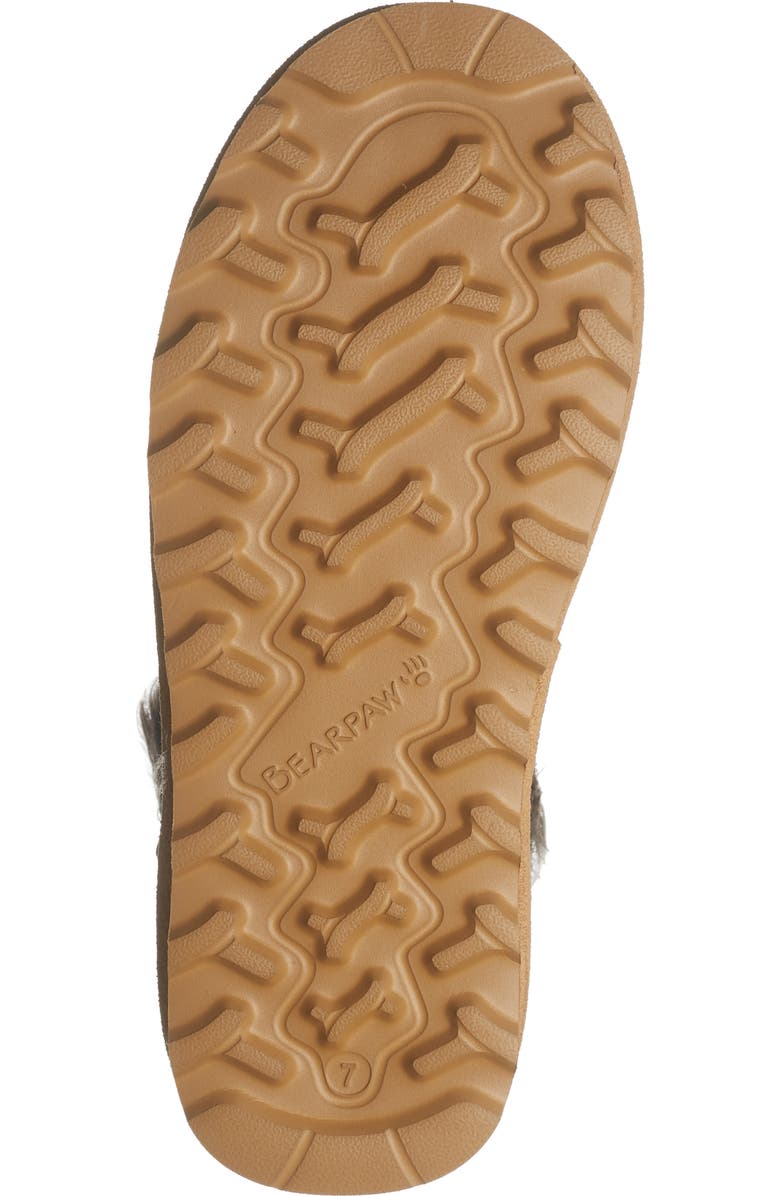 BEARPAW Koko Genuine Shearling Waterproof Boot, Alternate, color, Iced Coffee