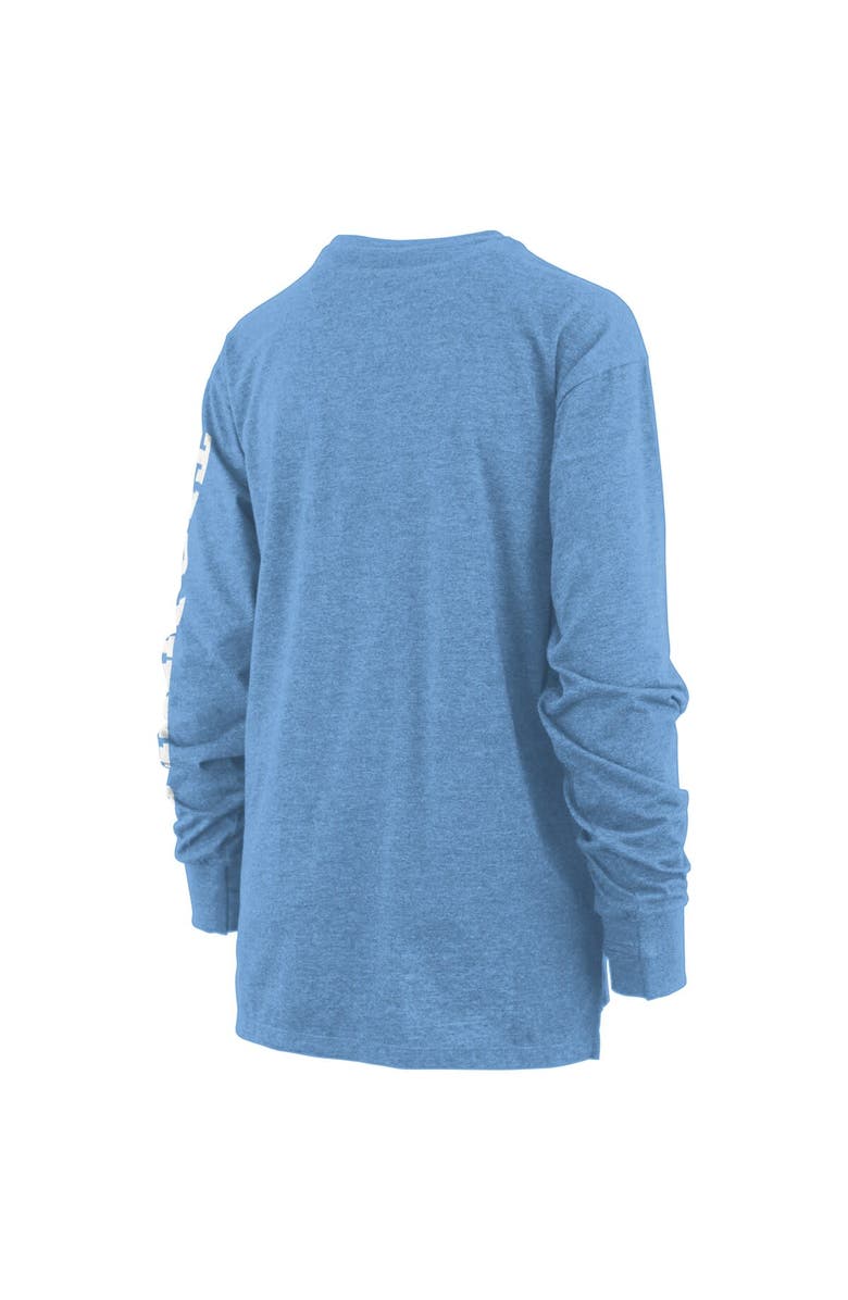 PRESSBOX Women's Pressbox Carolina Blue North Carolina Tar Heels Plus Size Two-Hit Canyon Long Sleeve T-Shirt, Alternate, color, Light Blue