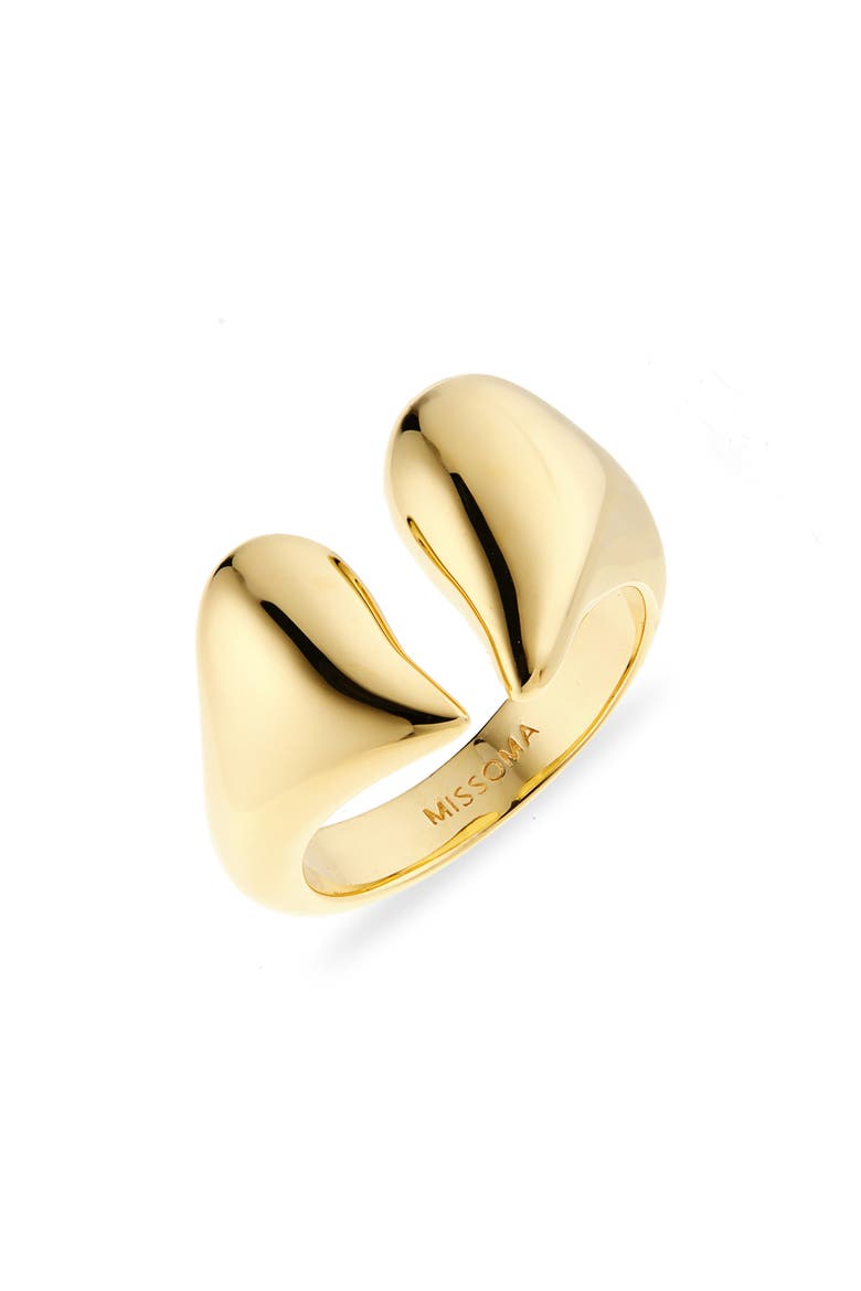 Molten Heartbreaker Statement Ring, Main, color, GOLD
