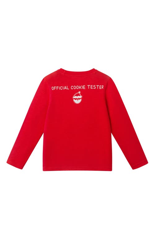 Andy & Evan Kids' Holiday Long Sleeve T-shirt In Red