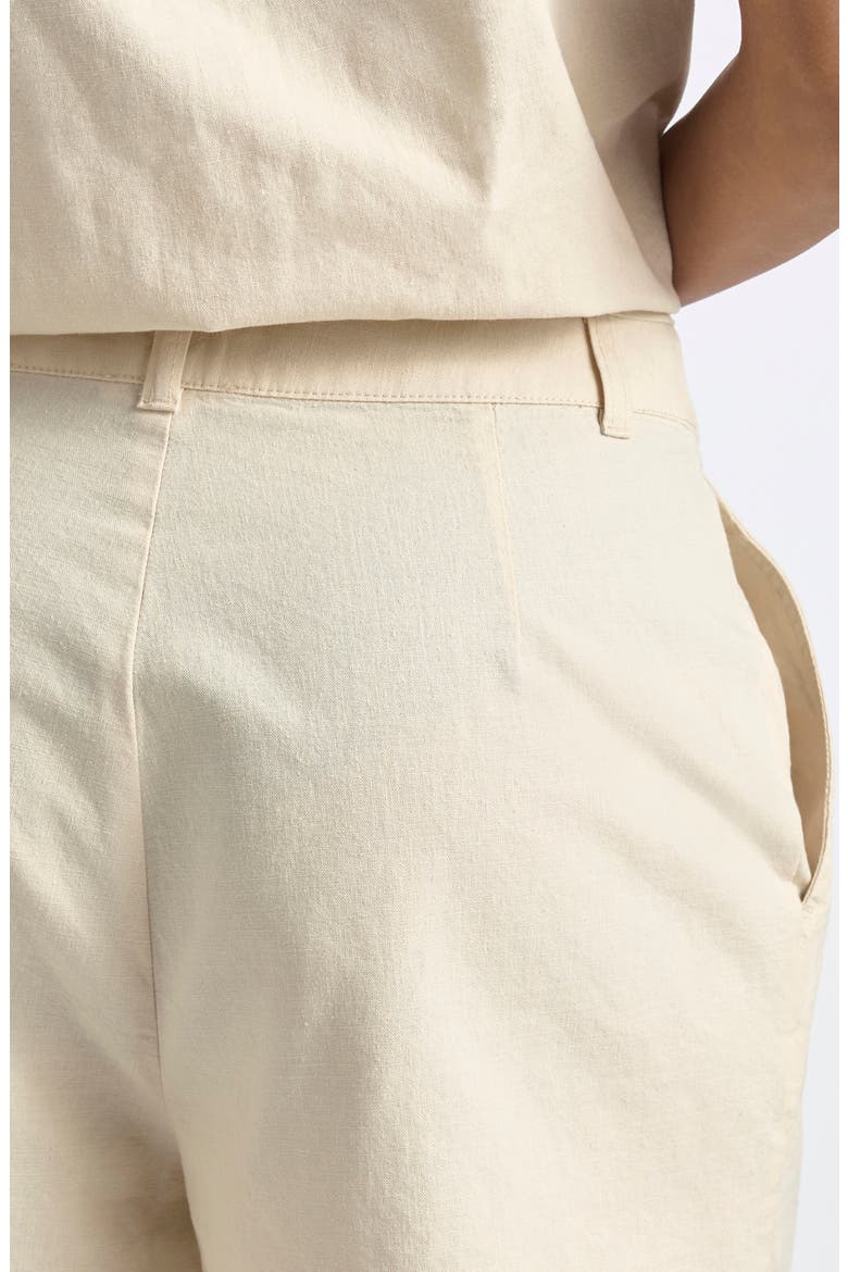 Cotton & Hemp Shorts, Alternate, color, SANDSHELL