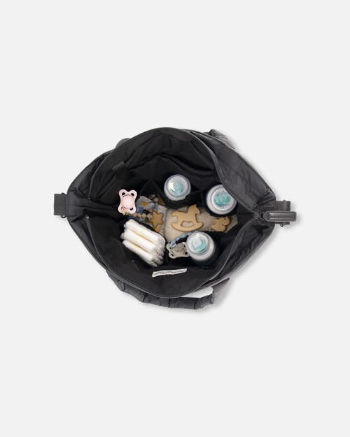 Deux Par Deux Unisex Tote-style Diaper Bag In Black