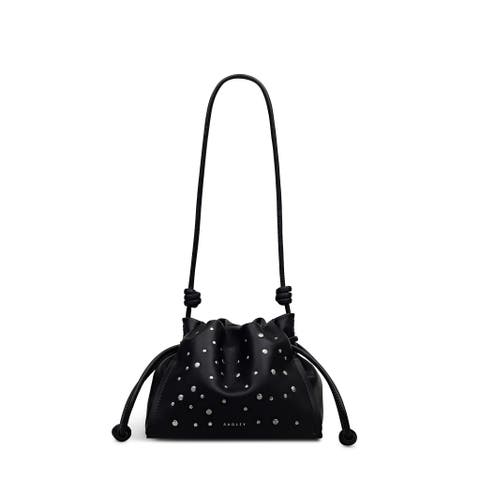 The Roxburgh - Stud Small Drawstring Crossbody Bag