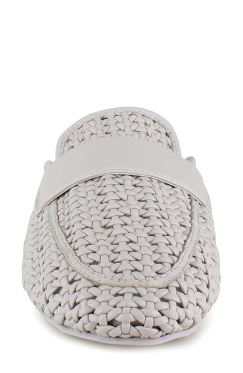 Splendid Sandra Woven Mule In White Sand