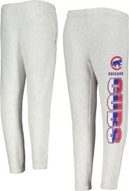Outerstuff Youth Ash Chicago Cubs Game Time Fleece Pants
