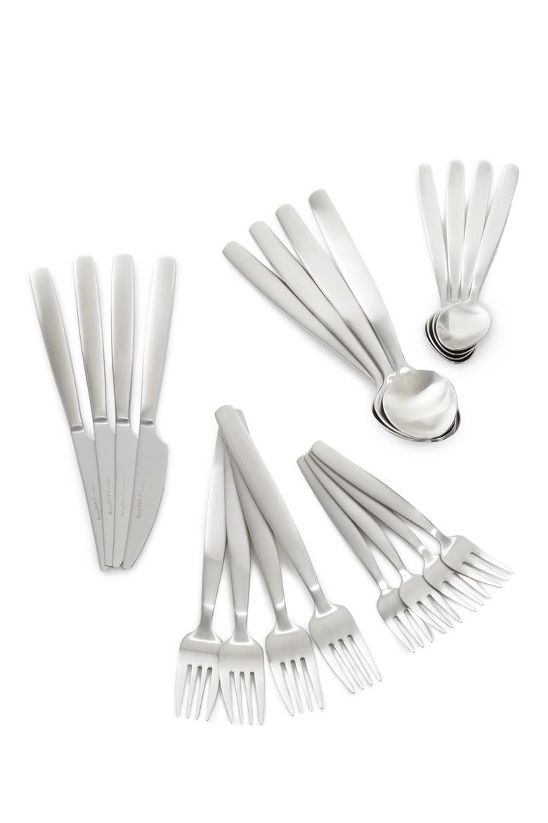 Leo Legacy 20-Piece Flatware Set, Main, color, SILVER