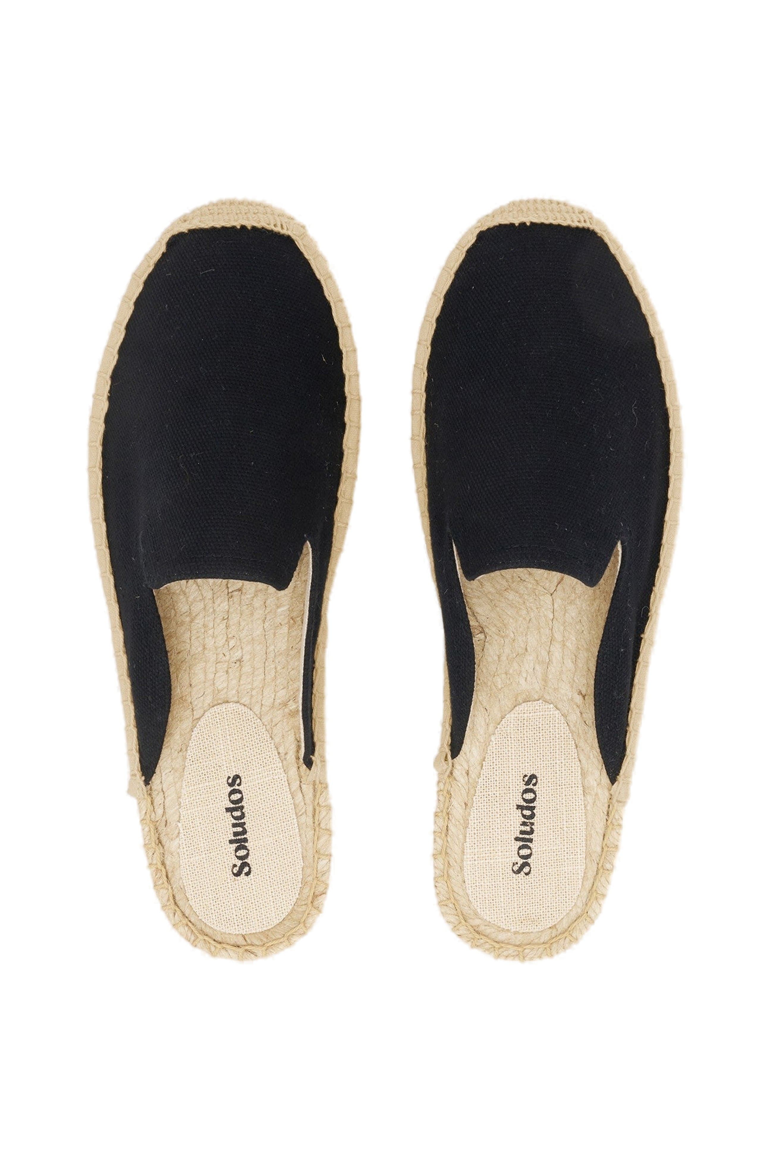 Soludos The Dali Mule Canvas Colors Espadrille, Alternate, color, Noche Black