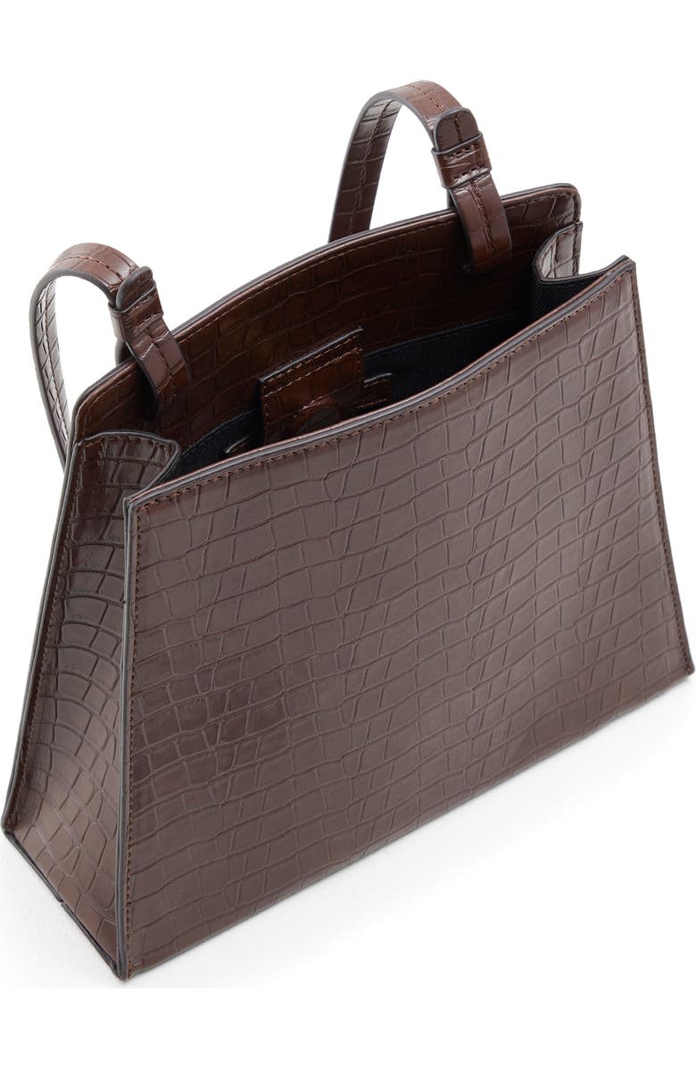 Who What Wear Jeanie Faux Leather Crossbody Bag, Alternate, color,