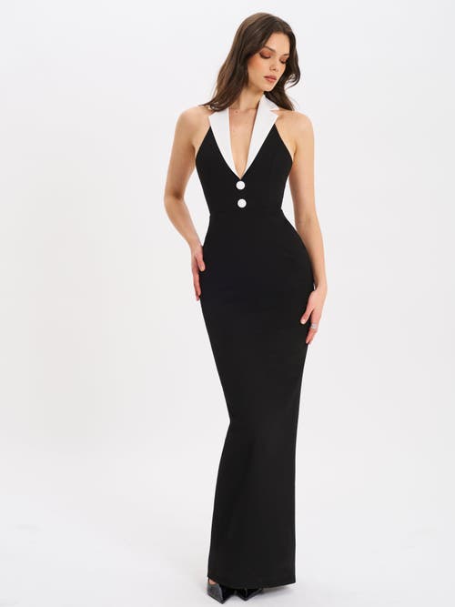 Miss Circle Raelyn Business Casual Maxi Dress In Multi