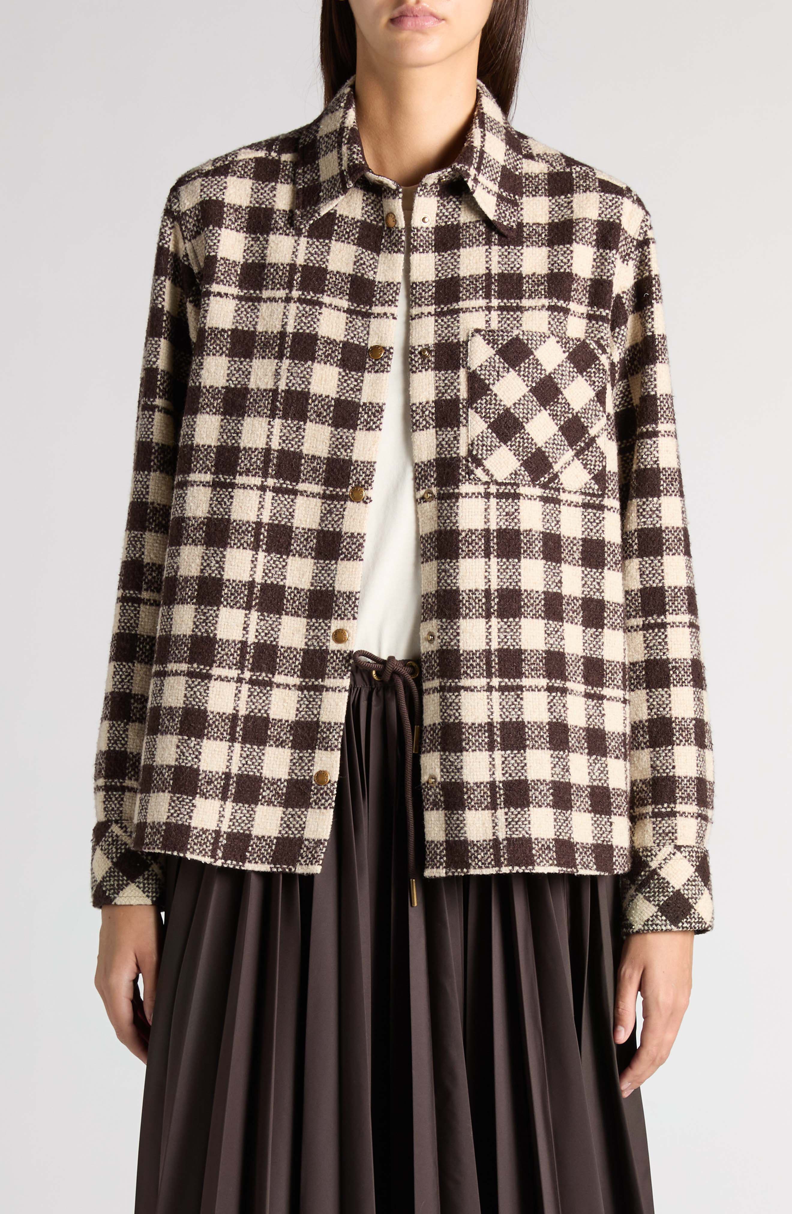 selected BROWN CHECK