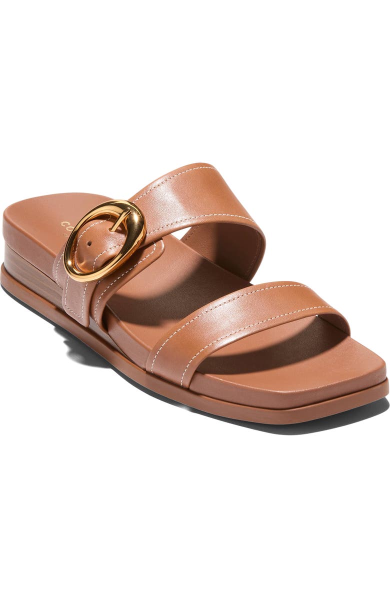 Cole Haan Oaklynn Wedge Sandal, Main, color, Ch British Tan Leather