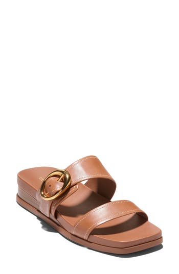 Cole Haan Oaklynn Wedge Sandal In Brown