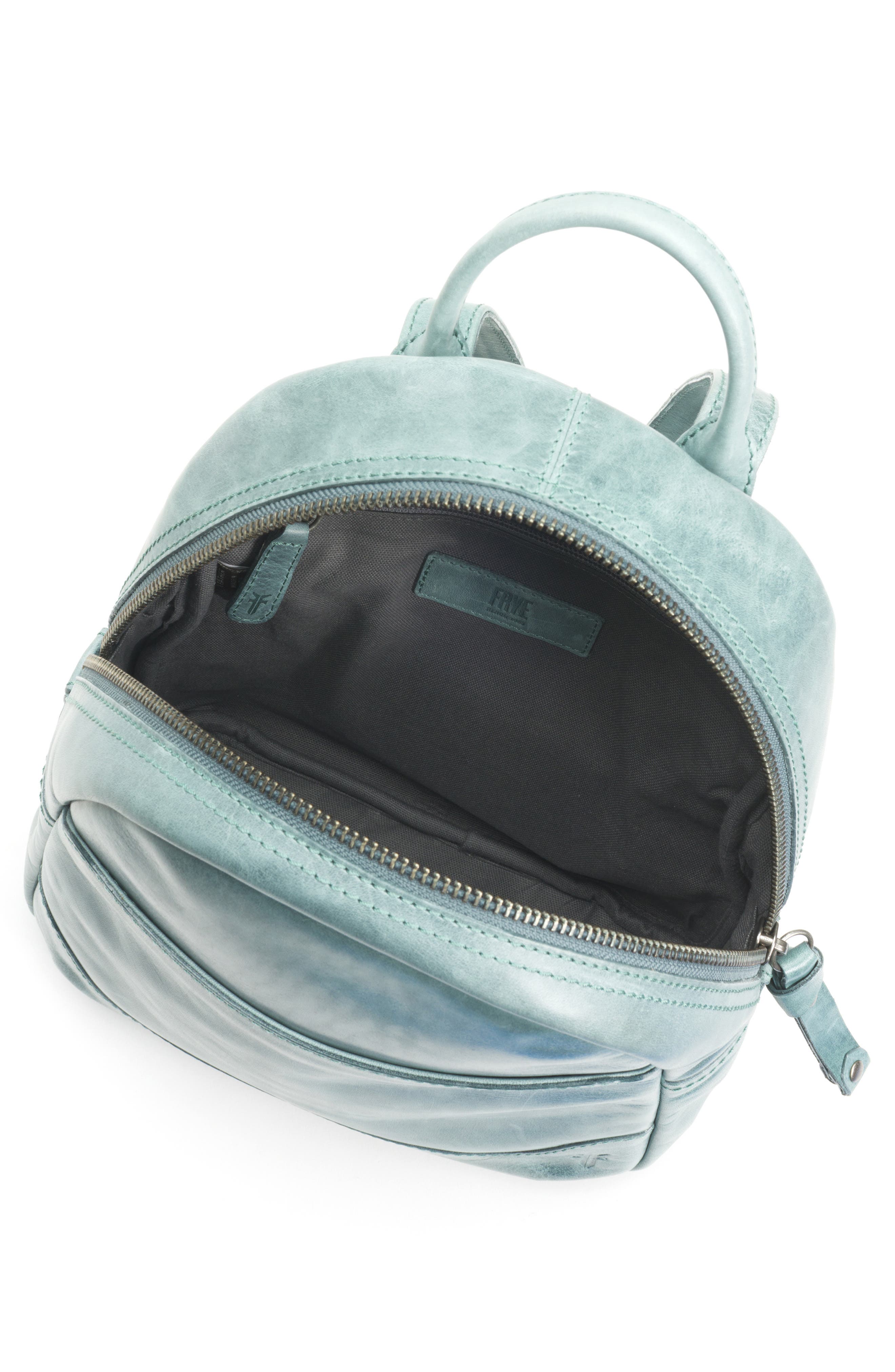 Medium Melissa Calfskin Leather Backpack, Alternate, color, SKY