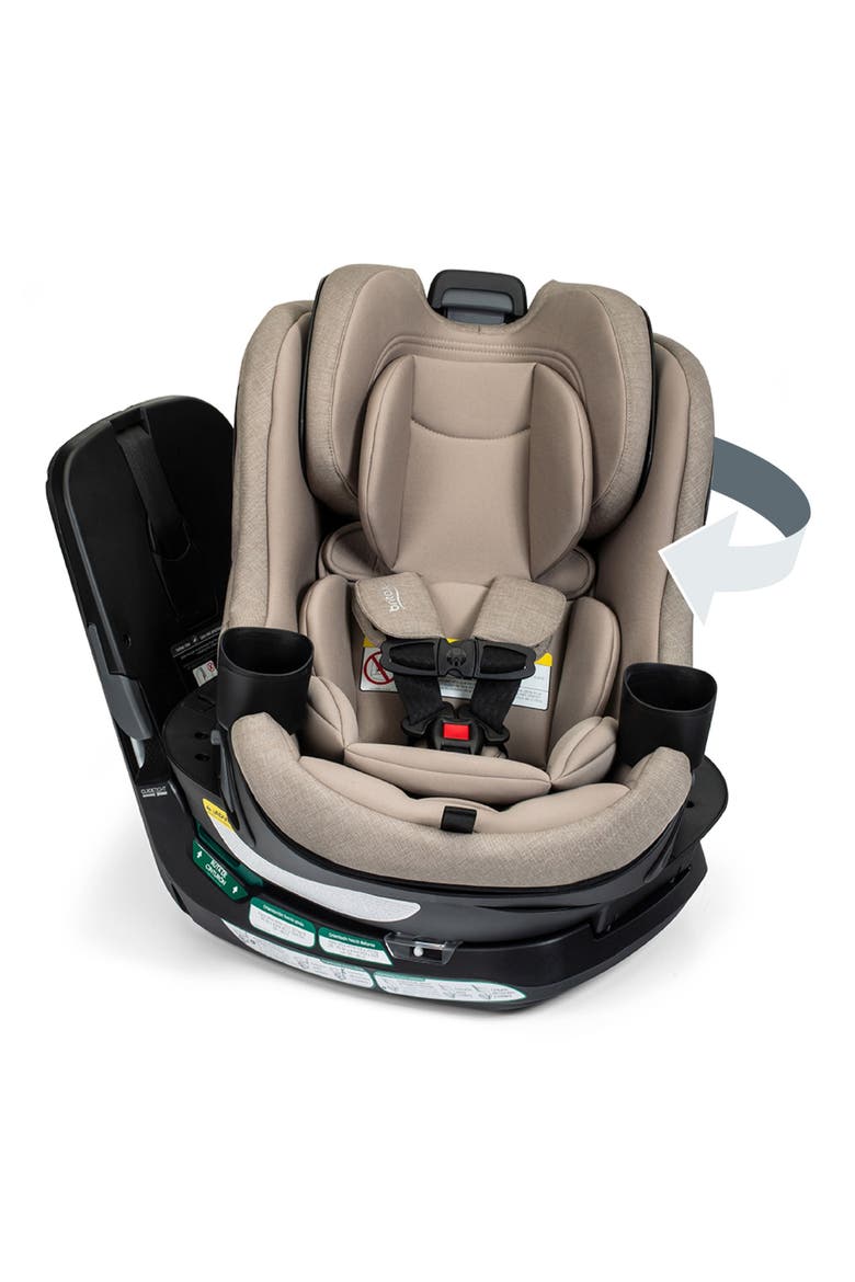 Galaxy360™ Slim Rotating Convertible Car Seat With SwivelSmooth™, Alternate, color, TEAK