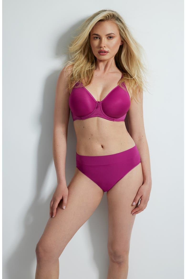 Basic Beauty Spacer Underwire T-Shirt Bra, Alternate, color, BERRY FIZZ