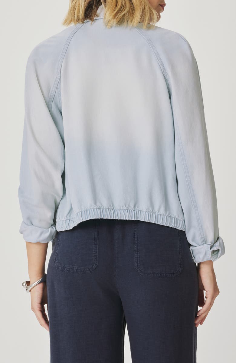 Splendid Lounge Denim Jacket, Alternate, color, Bleached Indigo Blue