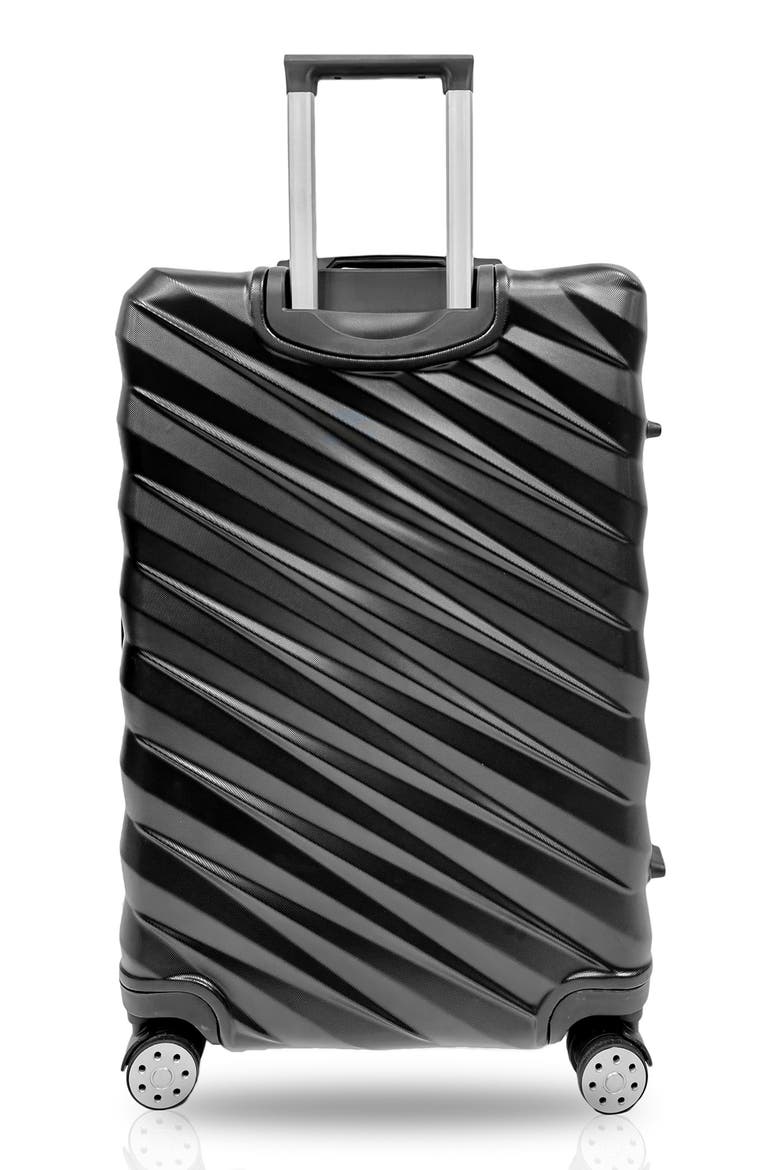 Storto Hardshell 3-Piece Spinner Luggage Set, Alternate, color, BLACK