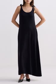 Reistor Tie-Detail Maxi Dress