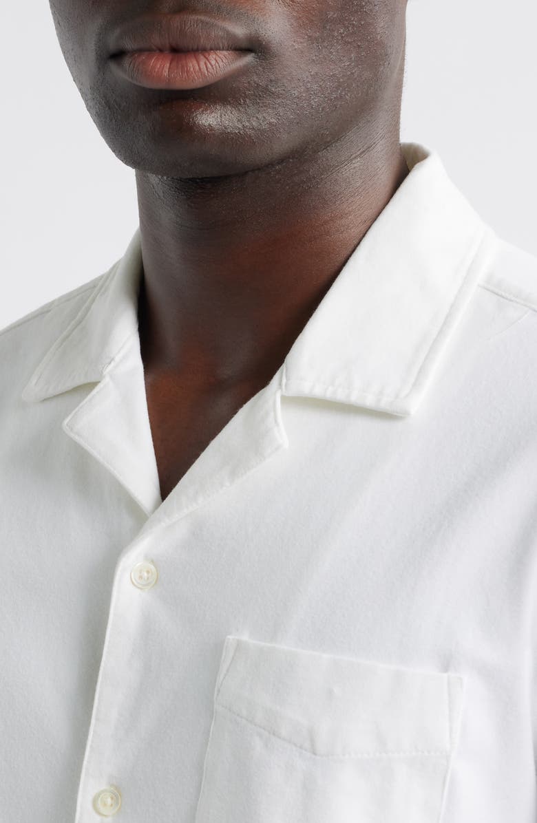 Rails Flint Stretch Cotton Camp Shirt, Alternate, color, White