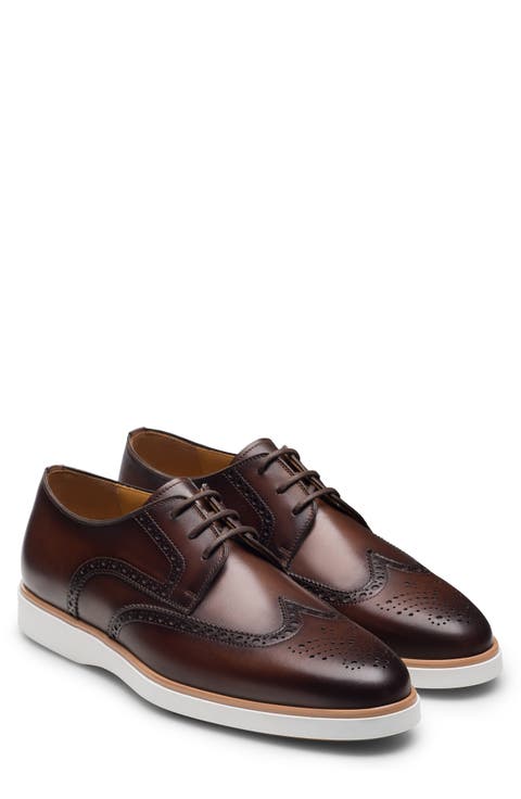 Leonel Sneaker Sole Wingtip Derby (Men)