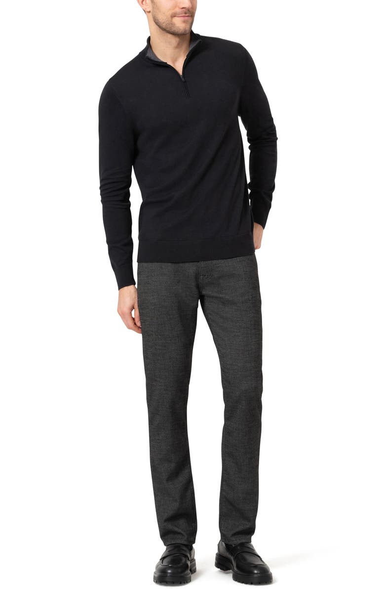 34 Heritage Courage Stretch Straight Leg Pants, Alternate, color, Charcoal Fancy