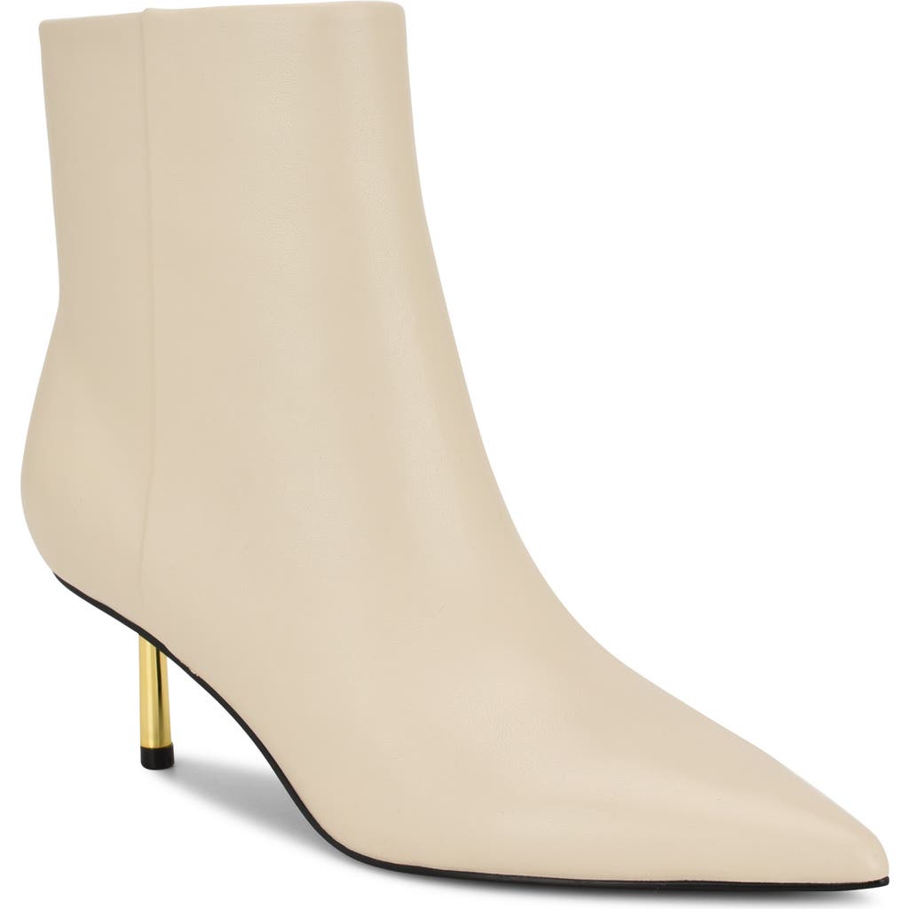Nine West Hamesa Pointed Toe Bootie In White