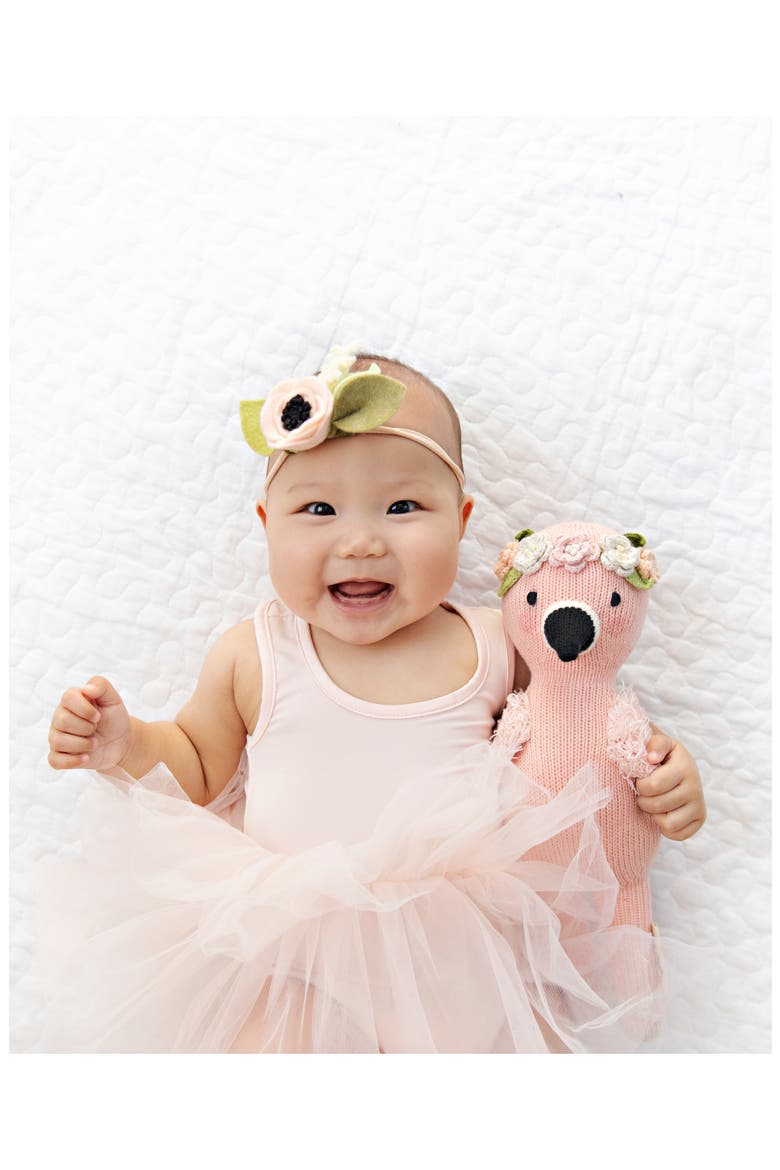 cuddle + kind Mini Penelope the Flamingo Stuffed Animal, Alternate, color, PINK