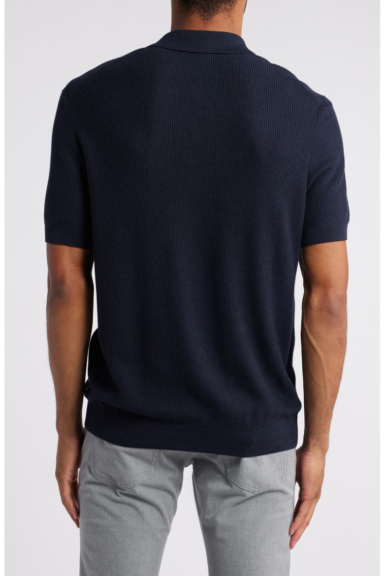 Daremo Cotton Blend Polo Sweater, Alternate, color, DARK BLUE