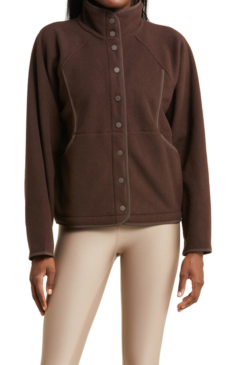 Outdoor Voices RecFleece Snap Jacket, Alternate, color, 